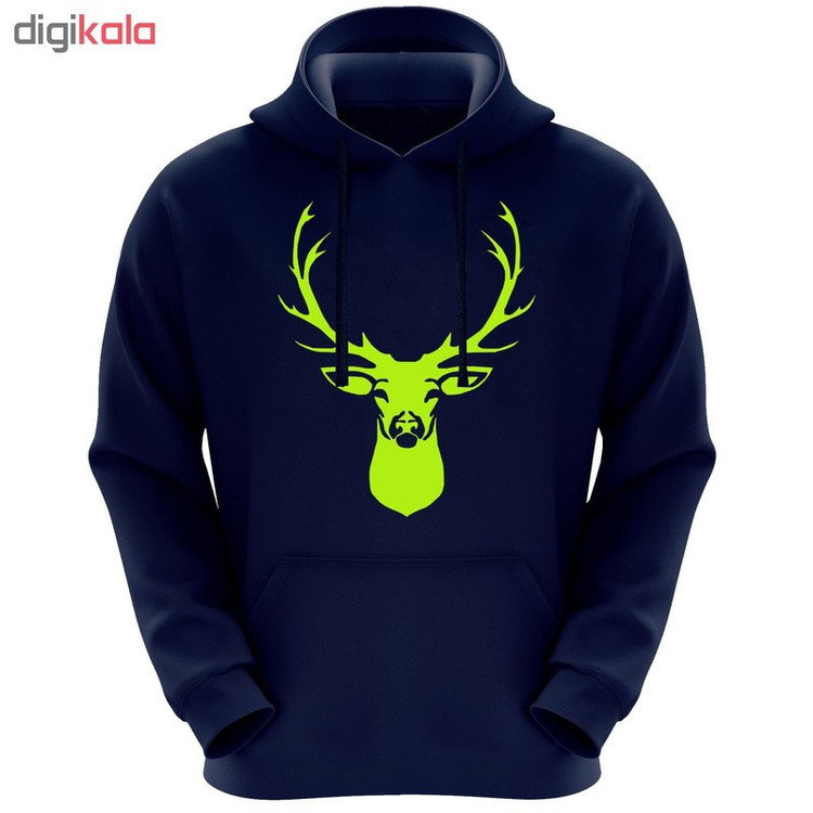 هودی مردانه طرح گوزن کد A59