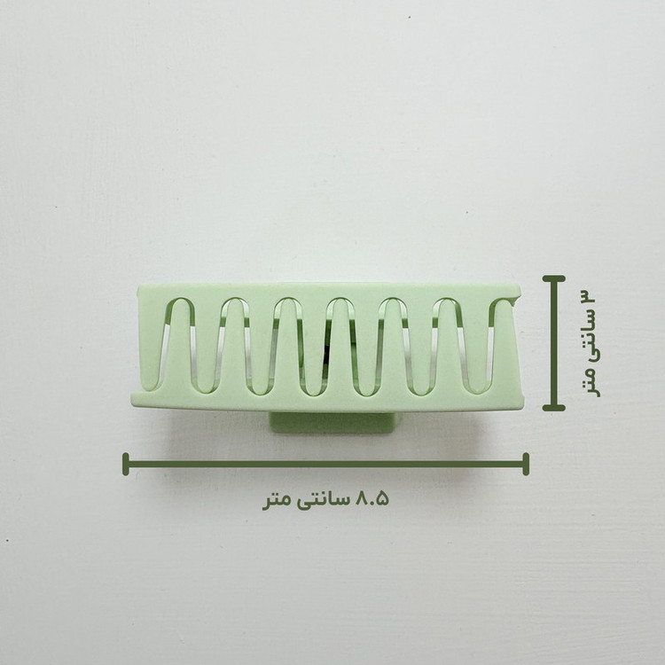 کلیپس مو زنانه مدل شمعی پاستلی مجموعه ۶ عددی