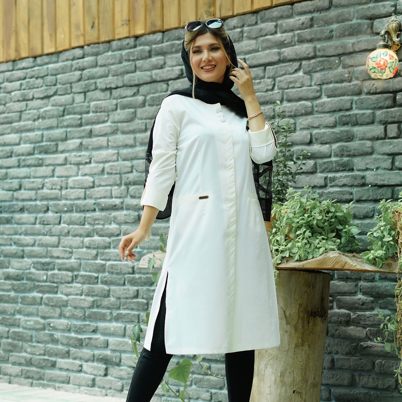 مانتو بلند زنانه السانا مدل فلورانس کد 68601