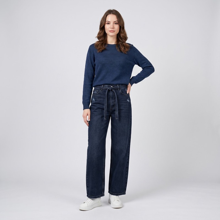 شلوار جین زنانه نیمبگ جین ایزی دو مدل PWD02357