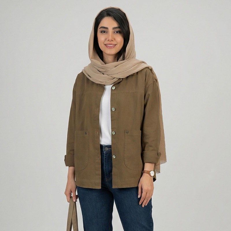 کراپ کت زنانه السانا مدل آیریک کد 2436