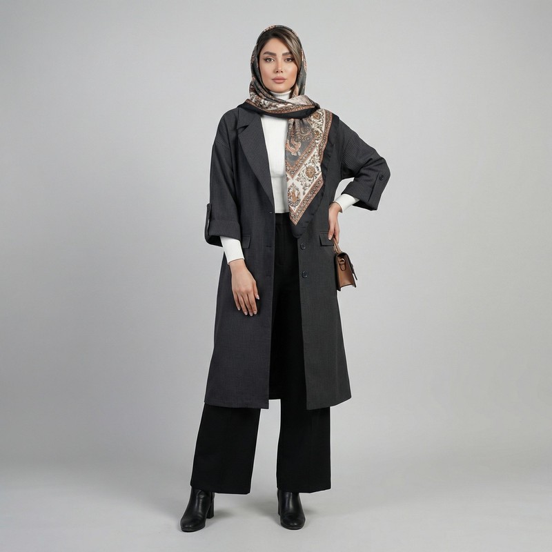 مانتو زنانه السانا مدل زلاله کد 2375