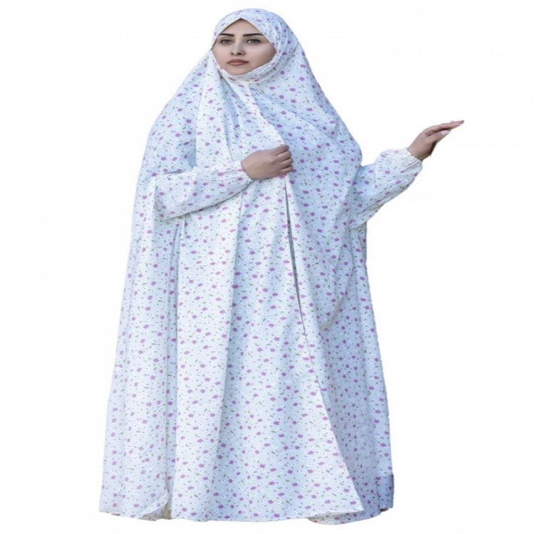 چادر نماز مدل جلو بسته آستین پرنسسی