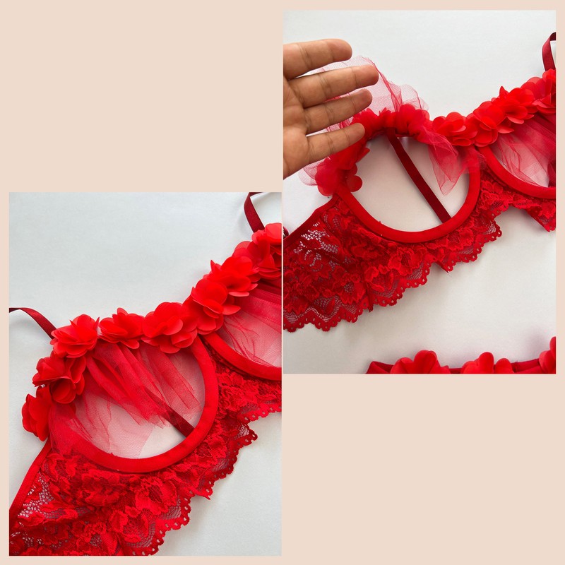 لباس خواب زنانه مدل دانتل عروس کد A218