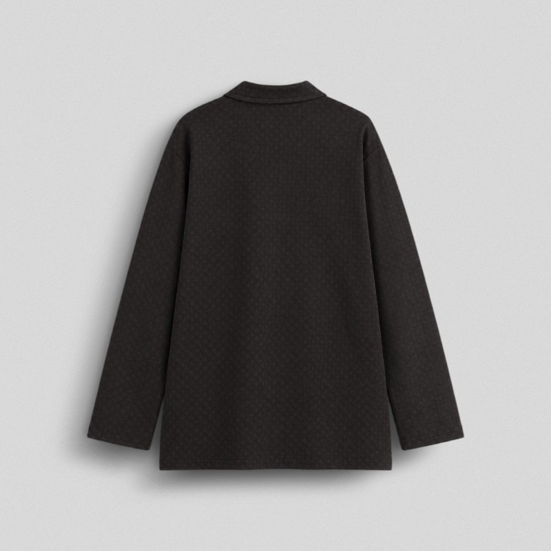 پولوشرت آستین بلند مردانه لالکس مدل 1322