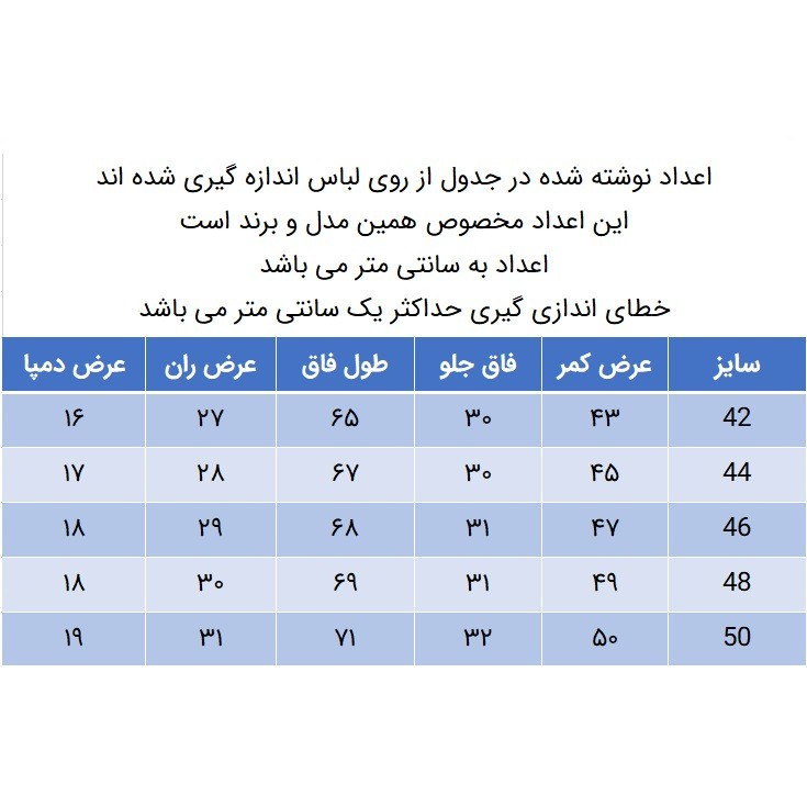 شلوار جین معمولی مردانه مدل 271005556 کلاسیک