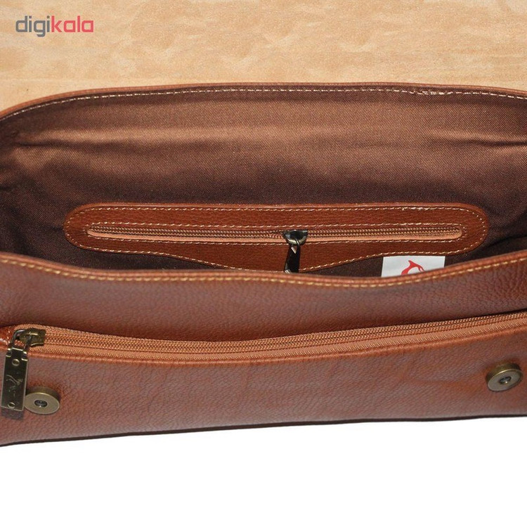 کیف رودوشی چرم طبیعی فلوتر چرم بارز مدل DG42