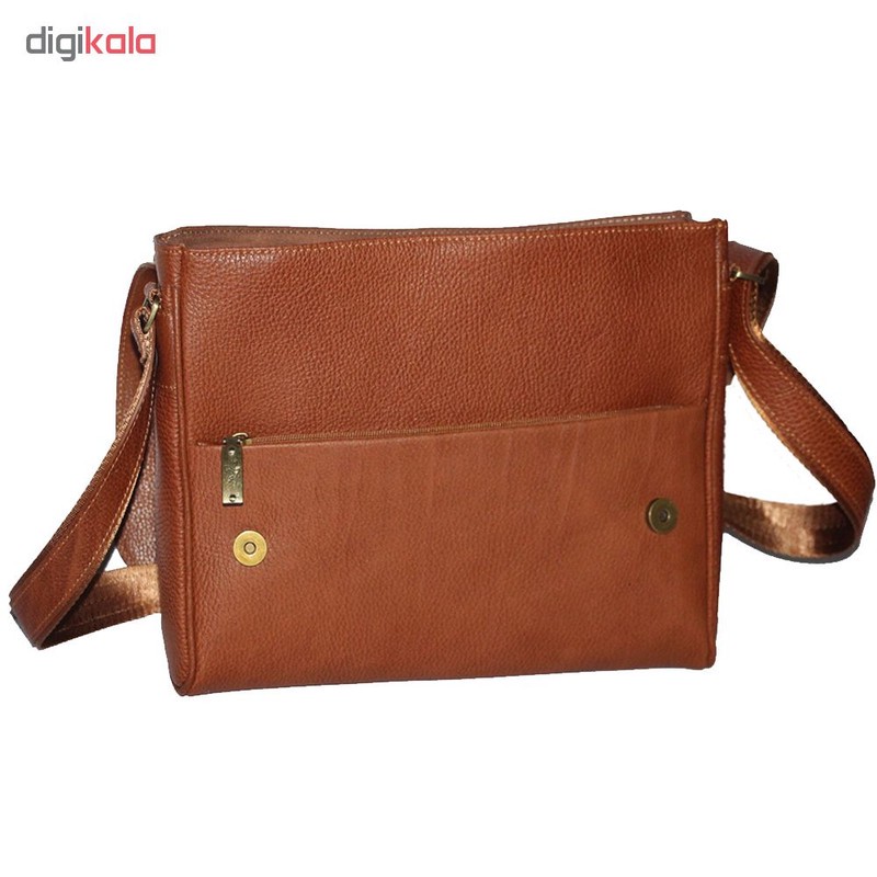 کیف رودوشی چرم طبیعی فلوتر چرم بارز مدل DG42