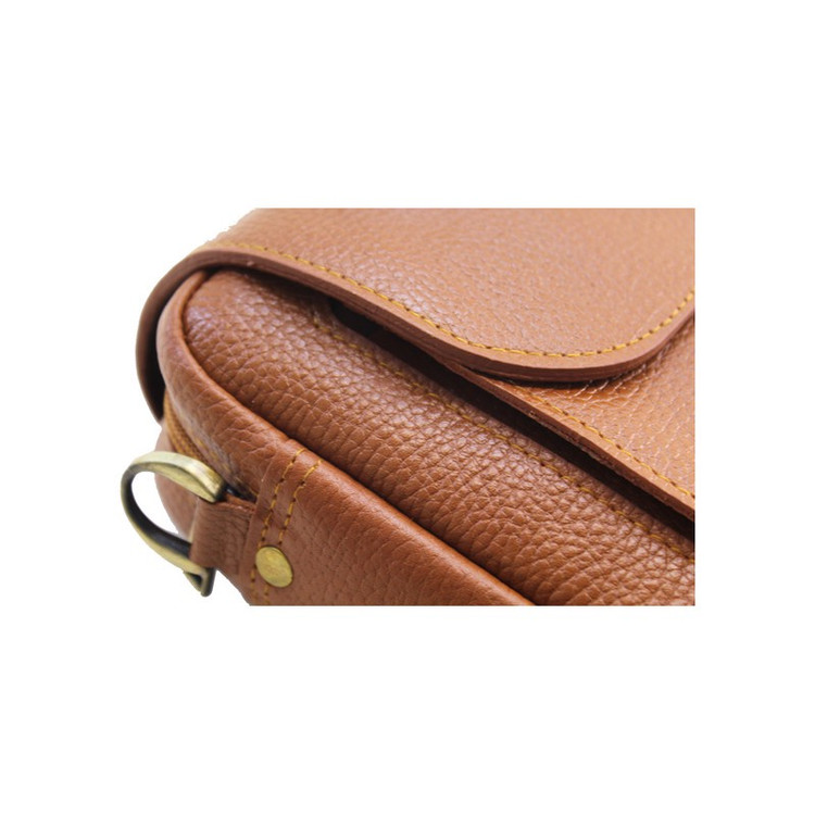کیف رودوشی مردانه چرم آرا مدل d034 کد f