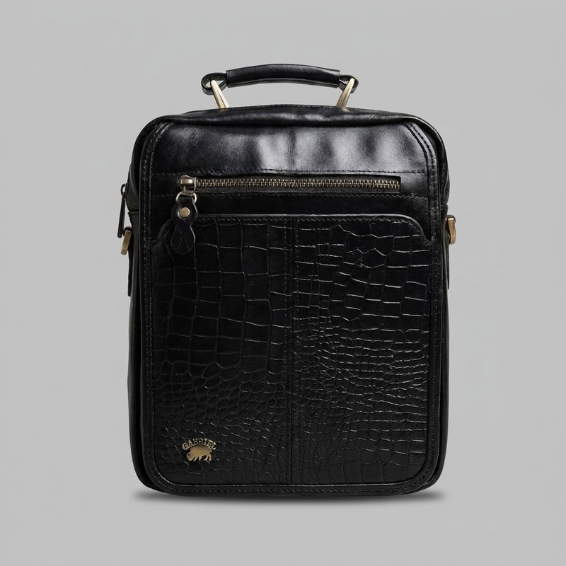 کیف رودوشی مردانه چرم طبیعی مدل 2800