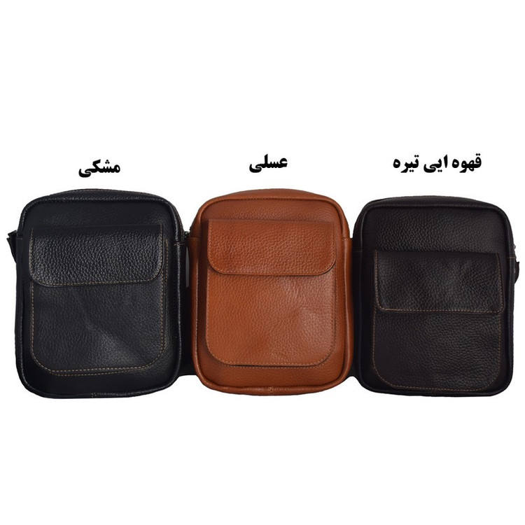 کیف کراس بادی مردانه مدل چرم طبیعی