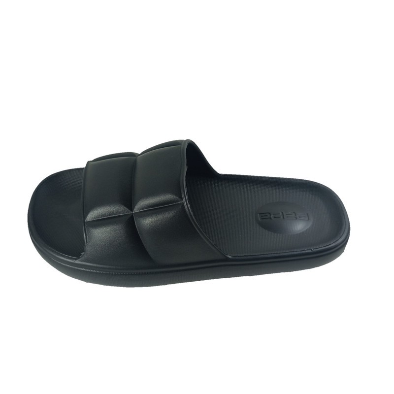 دمپایی مردانه پاپا مدل کوروش کد 123 BLK