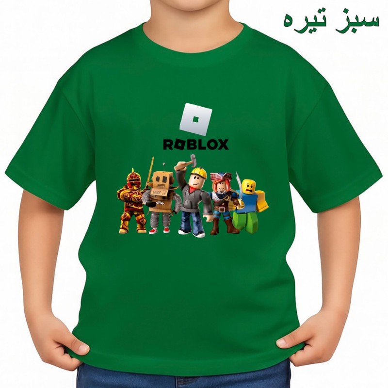 تیشرت آستین کوتاه بچگانه مدل روبلاکس کد p1
