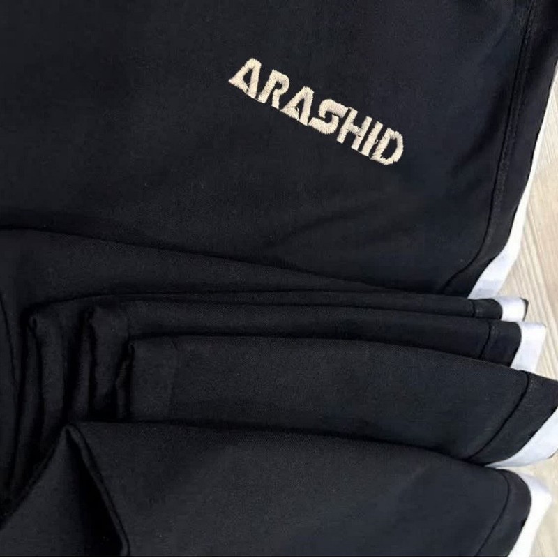 شلوار راحتی بگ دخترانه طرح راهراه مدل Ara.ch2wh