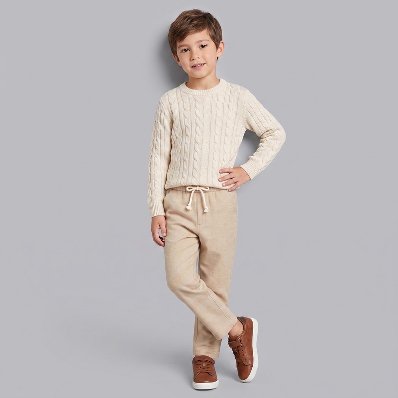 شلوار راسته پسرانه ژاکید مدل ویهان