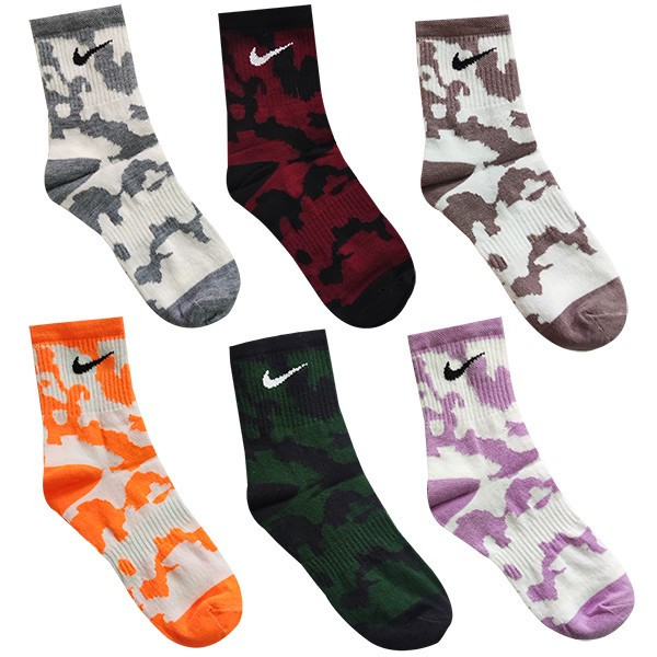 جوراب پسرانه مدل آبرنگی بسته 6 عددی