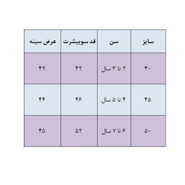هودی بچگانه مدل رونیک