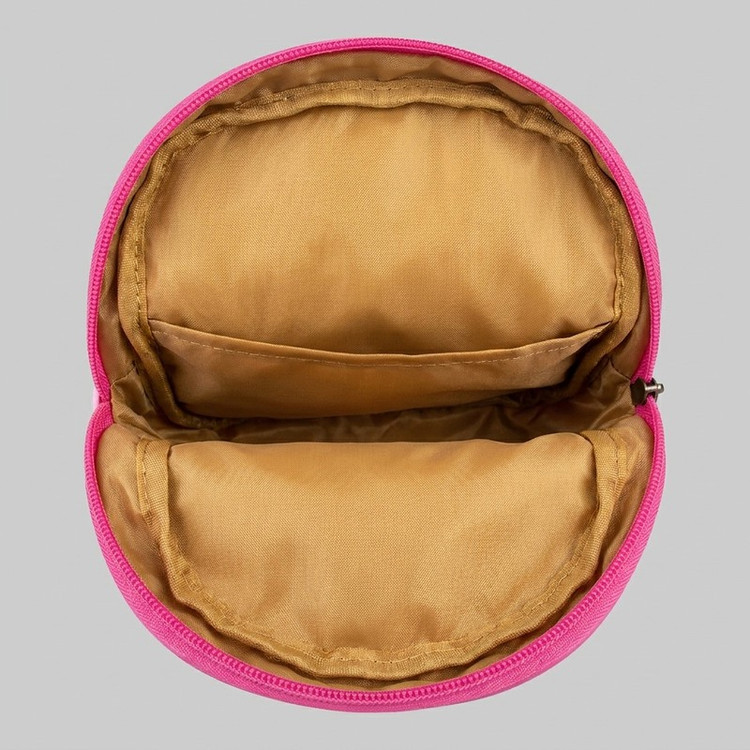 کوله پشتی دخترانه طرح عروسکی مخمل و برزنت