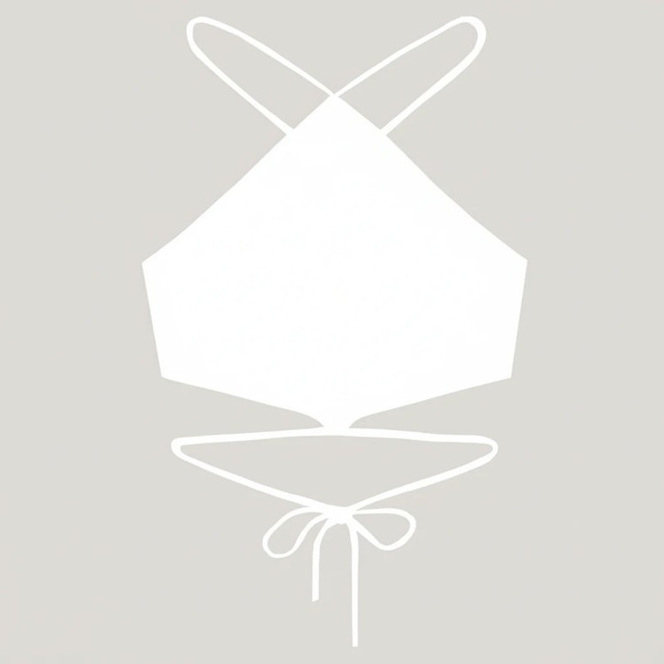 کراپتاپ زنانه مدل پشت گره ای