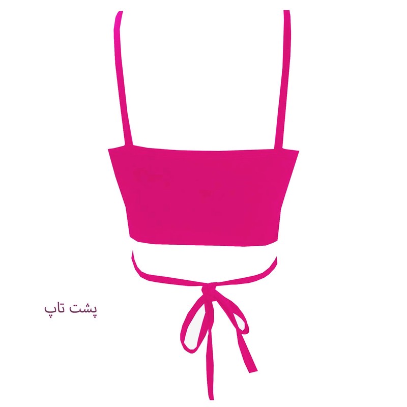 کراپتاپ زنانه مدل پشت گره ای