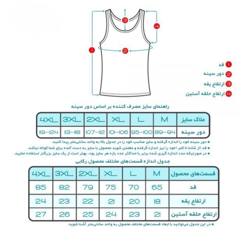 زیرپوش مردانه تولیدی پاران مدل نخ پنبه خالص رکابی صادراتی مجموعه 3 عددی