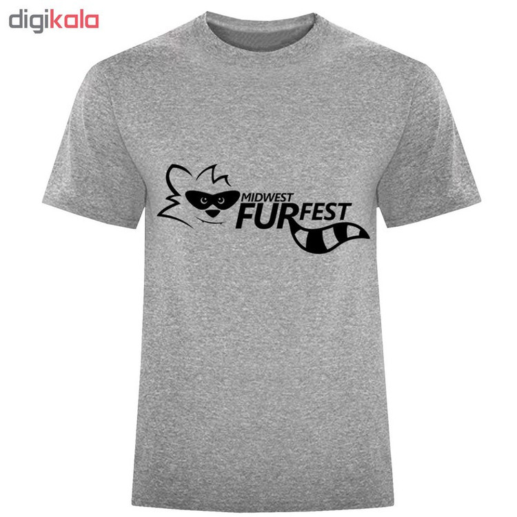 تیشرت آستین کوتاه مردانه طرح Fur fest کد F39