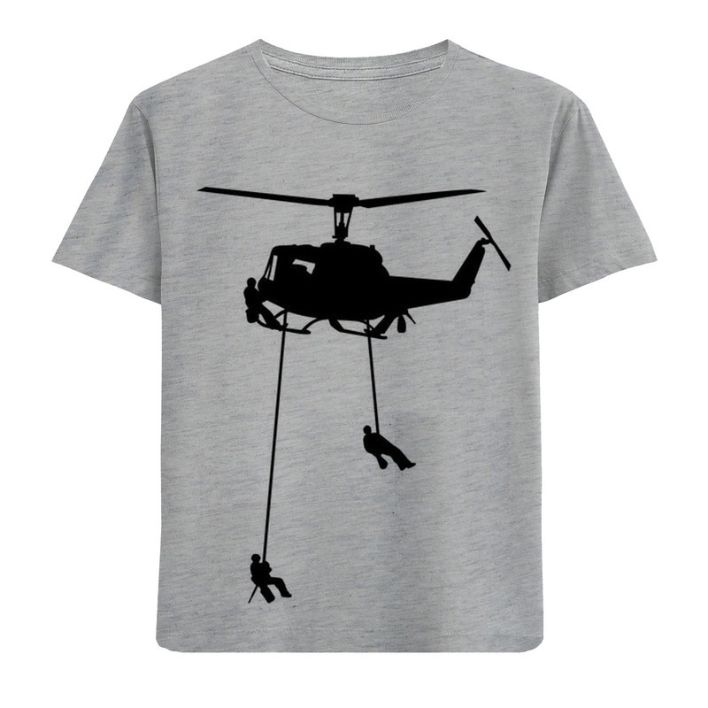 تی شرت آستین کوتاه بچگانه مدل هلی کوپتر F917