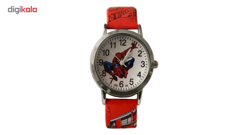 ساعت مچی عقربه ای پسرانه مدل SpiderMan