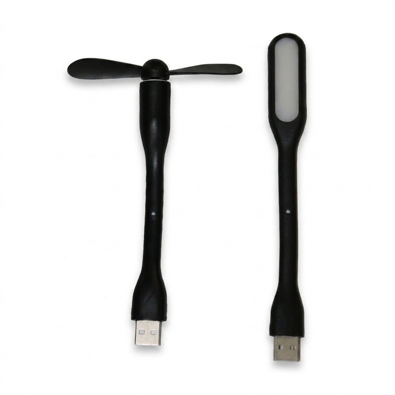پنکه همراه ریمکس Mini USB مدلMb68 به همراه چراغ ال ای دی