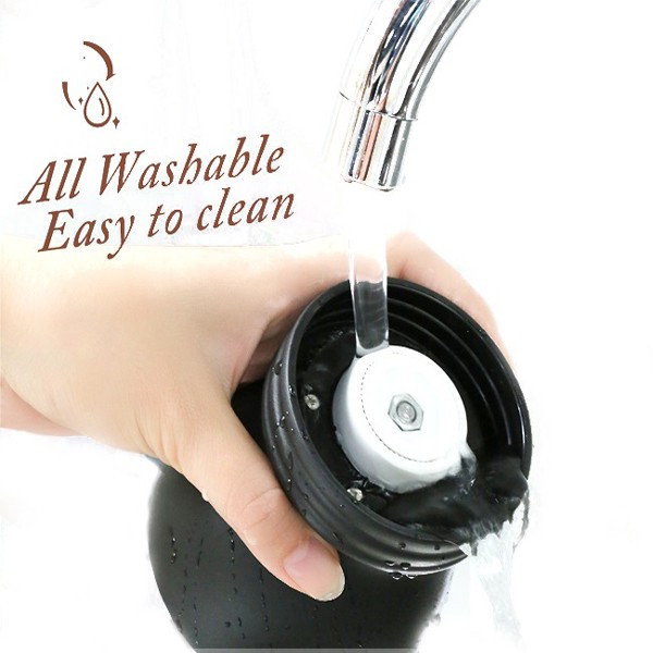 آسیاب دستی قهوه با تیغه سرامیکی قابل شستوشو، قابلیت تنظیم درجه آسیاب از نرم تا زبر و محفظه شیشهای دربدار