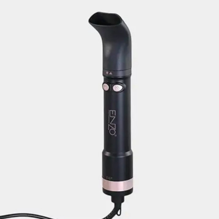 سشوار برسدار چرخشی انزو پروفیشینال مدل EN-760 7in1 با توان 1500 وات، موتور DC براشلس، تنظیمات دما و سرعت دو حالته، تک...
