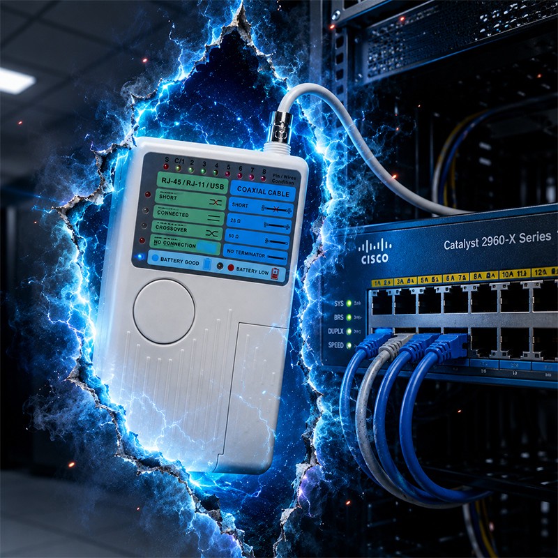 تستر کابل شبکه فکسیت مدل AF01