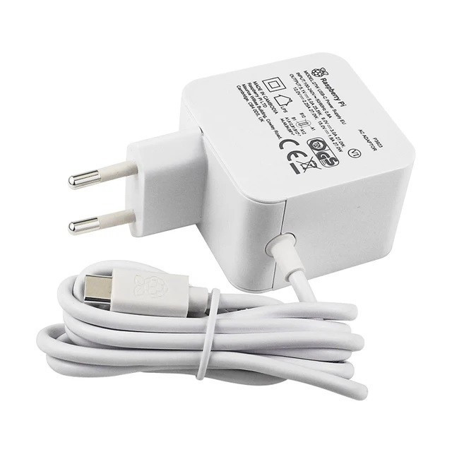 آداپتور شارژر رزبری پای مدل PI5 27W USB-C