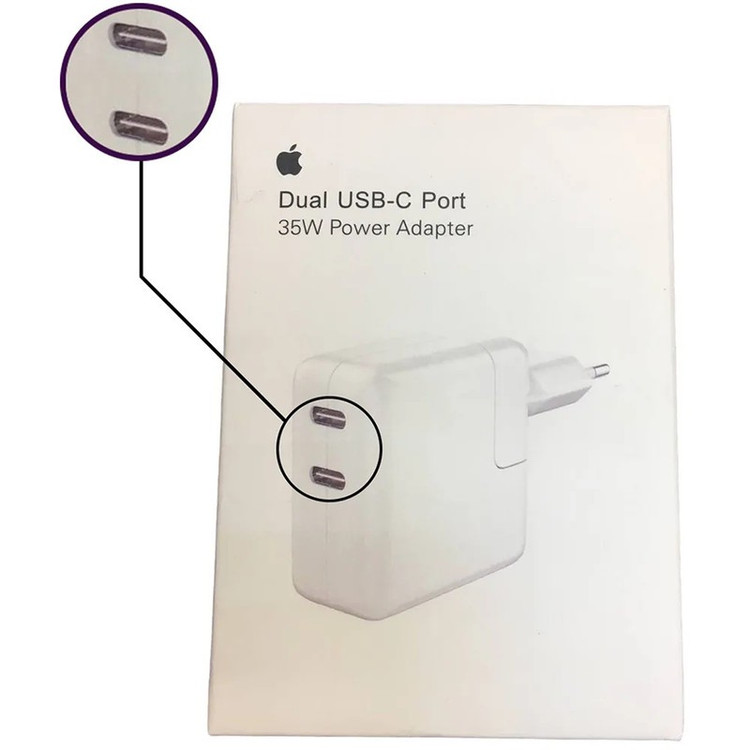 آداپتور شارژر مدل Dual USB-C Port
