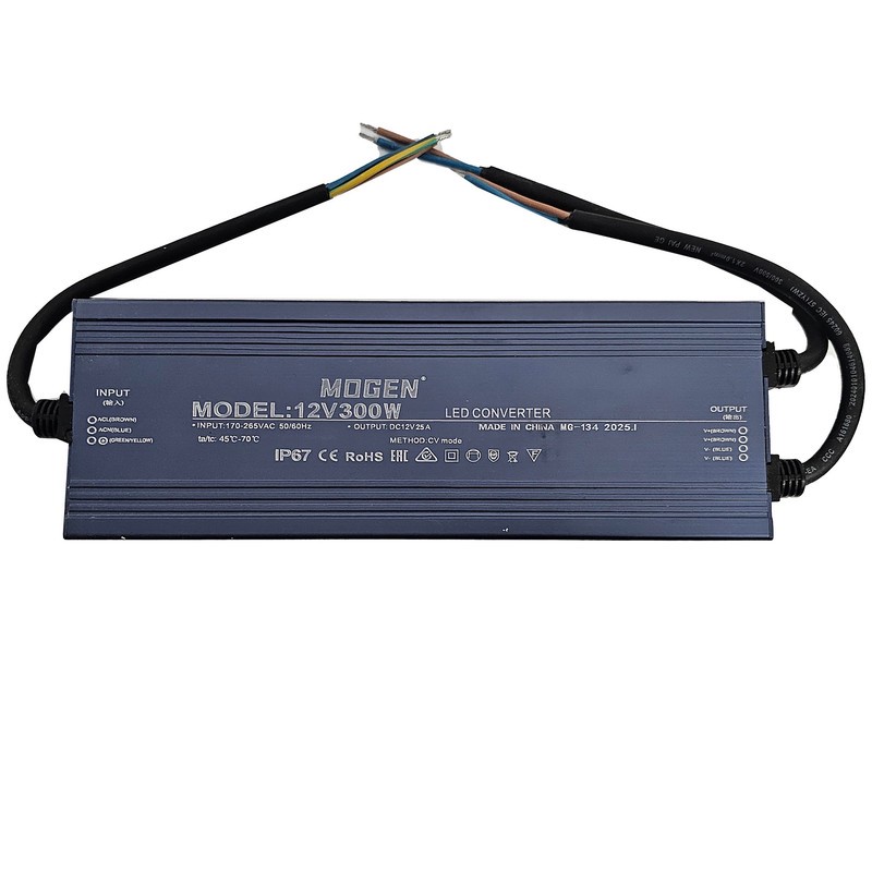 منبع تغذیه 12 ولت موگن مدل 12V300W