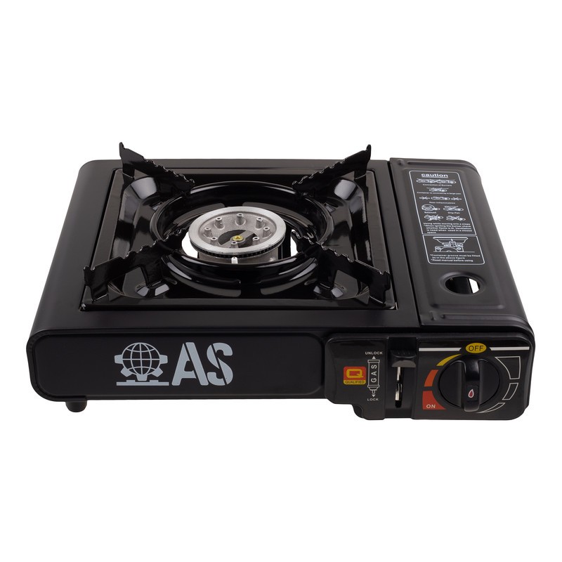 اجاق سفری آویژه صنعت مدل AS-BDZ-155-AL به همراه 4 عدد کپسول
