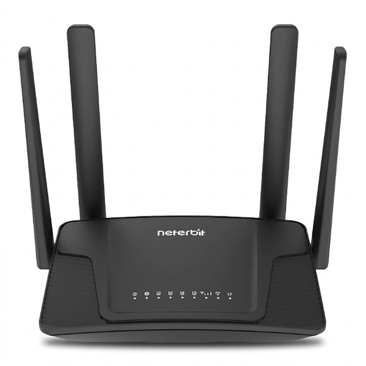 مودم روتر 4G خانگی نتربیت مدل NWR-M920v2 با پشتیبانی سیمکارت LTE/3G، استاندارد IEEE 802.11b/g/n، چهار آنتن 5 دسیبل، ف...