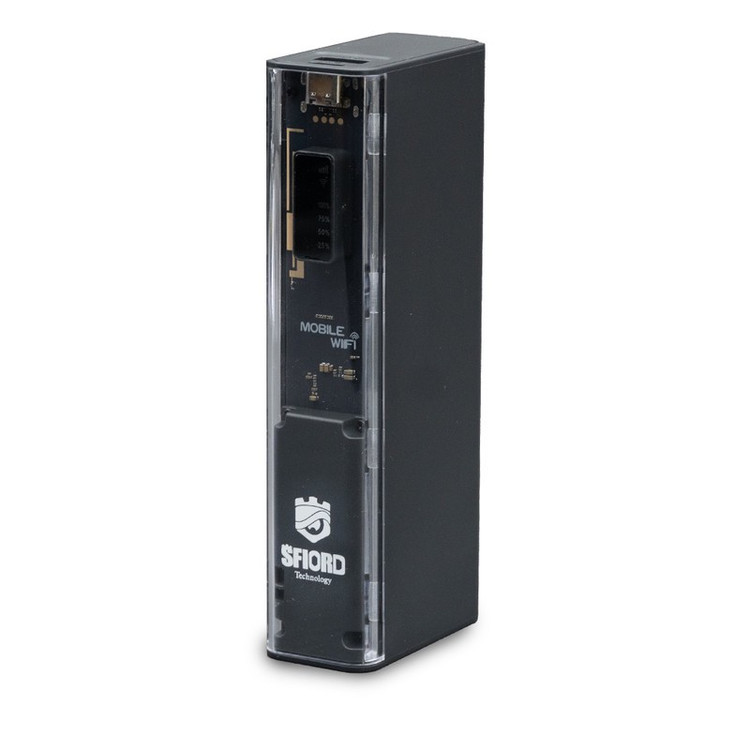 مودم 4G LTE قابل حمل اسفیورد مدل M770 با باتری 8000mAh، پشتیبانی از 10 دستگاه همزمان، سرعت دانلود تا 50Mbps، فایروال ...