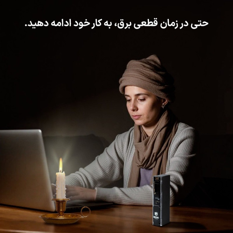 مودم 4G LTE قابل حمل اسفیورد مدل M770 با باتری 8000mAh، پشتیبانی از 10 دستگاه همزمان، سرعت دانلود تا 50Mbps، فایروال ...