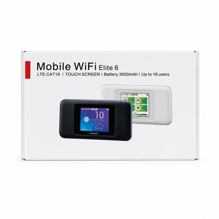 مودم 4.5G/TD-LTE یو کیو مدل Elite 6 با صفحه نمایش 2.4 اینچی تاچ اسکرین، باتری 3000 میلیآمپری با شارژدهی 7 ساعت، پشتیب...