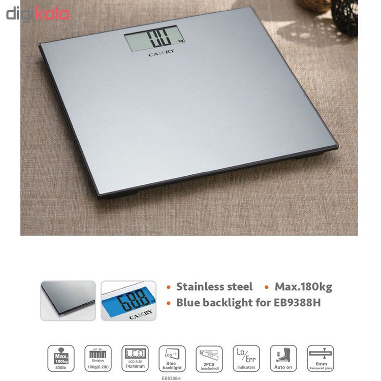ترازو دیجیتال کمری مدل EB9388