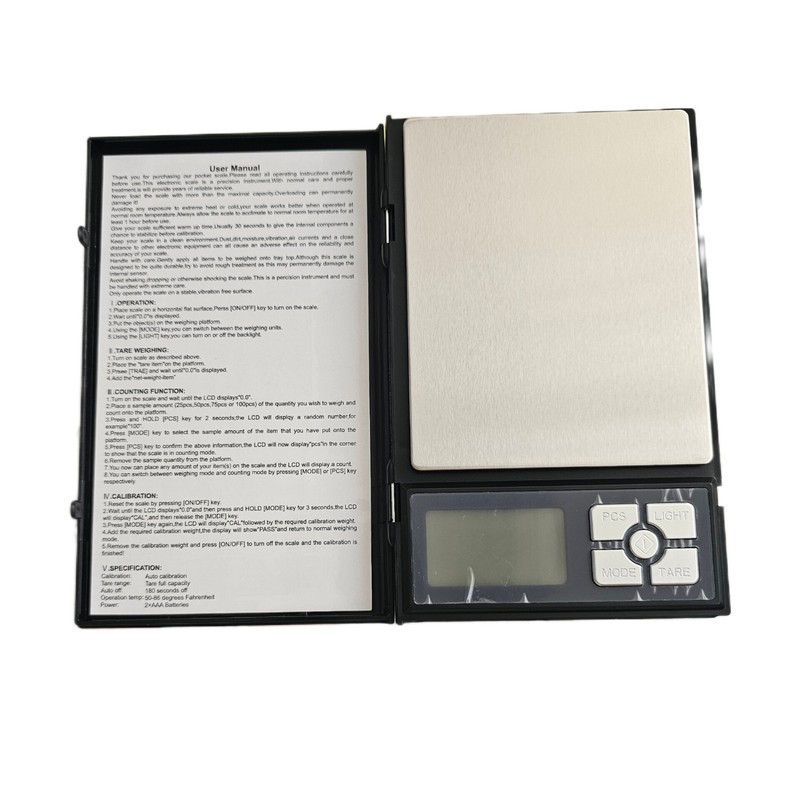 ترازوی دیجیتال مدل 5-1108 با دقت ۰.۰۱ گرم