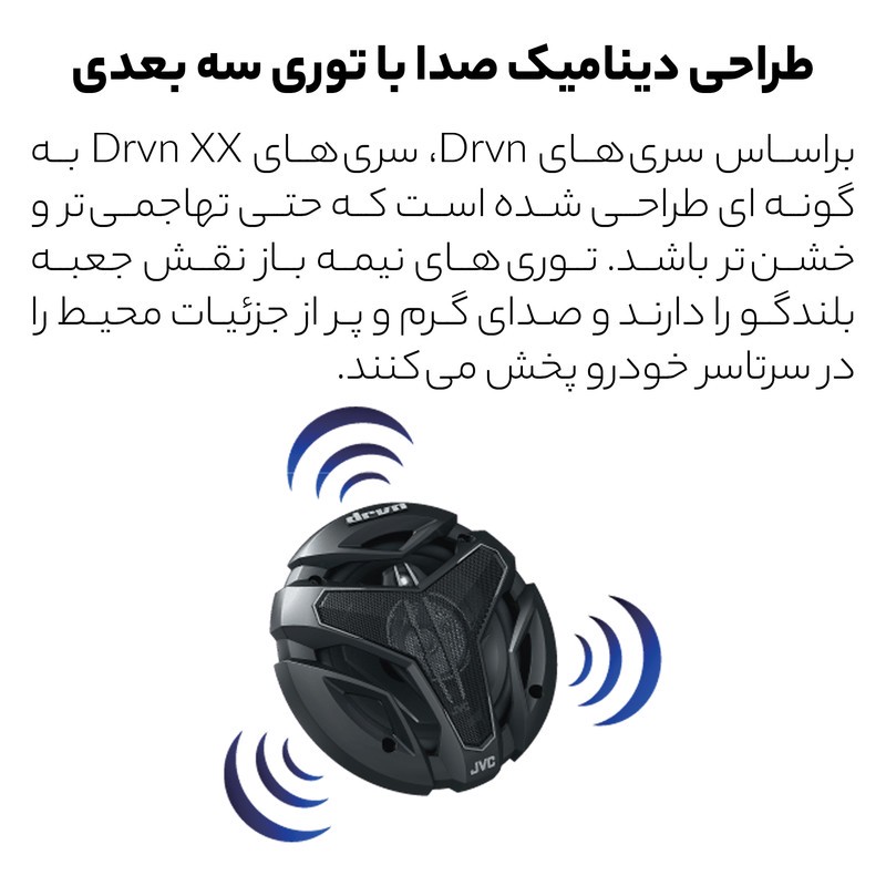 اسپیکر خودرو جی وی سی مدل CS-ZX6940