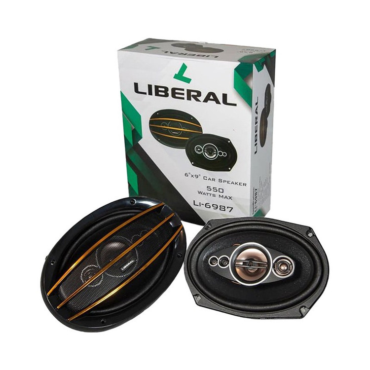 اسپیکر پشت خودرو لیبرال مدل Li-6987 سایز 6x9 اینچ بسته دوعددی
