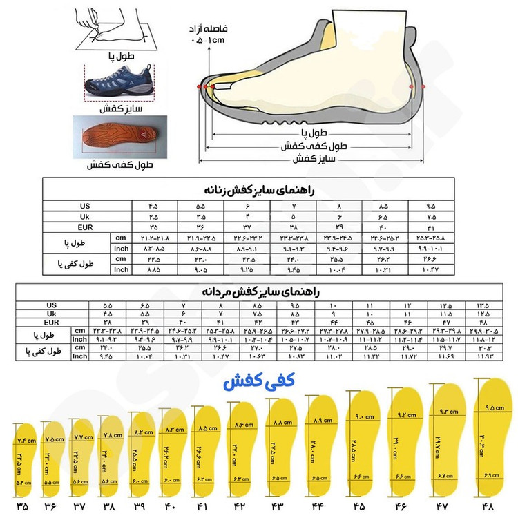 کفش پیاده روی مردانه هامتو مدل 140121A-4