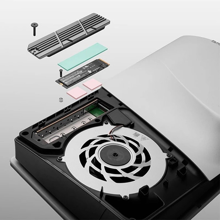 خنک کننده پلی استیشن 5 اسلیم مدل finalcool SSD NVMe PS5 Slim
