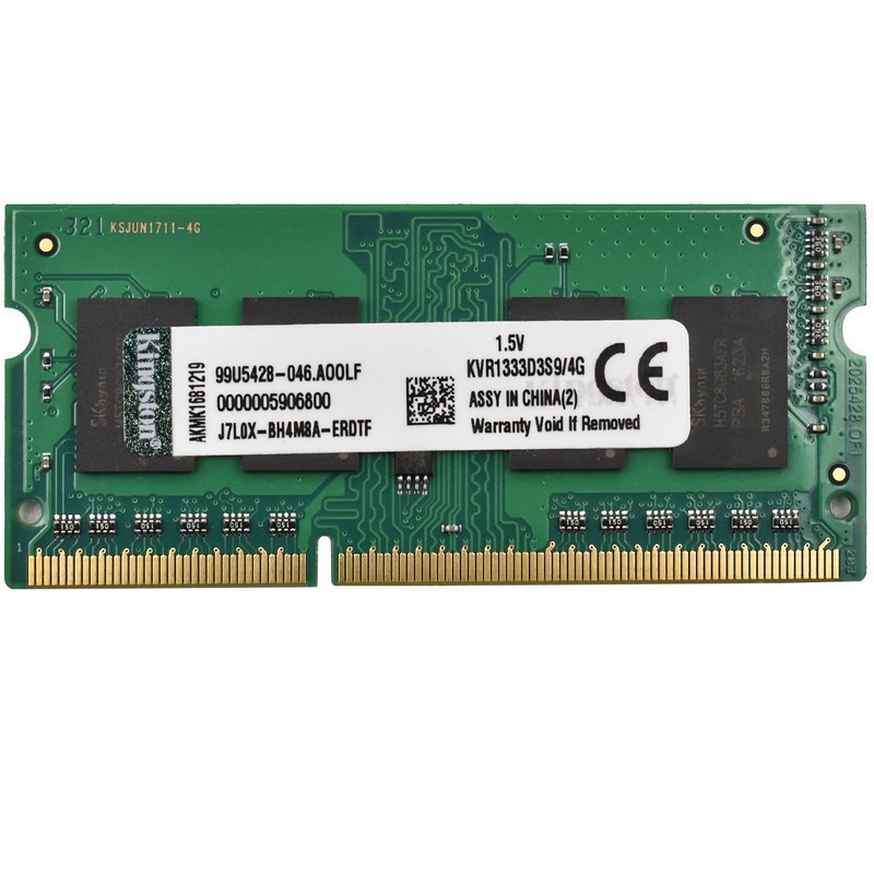 رم لپ تاپ کینگستون مدلDDR3 1333S MHz CL9 ظرفیت 4 گیگابایت