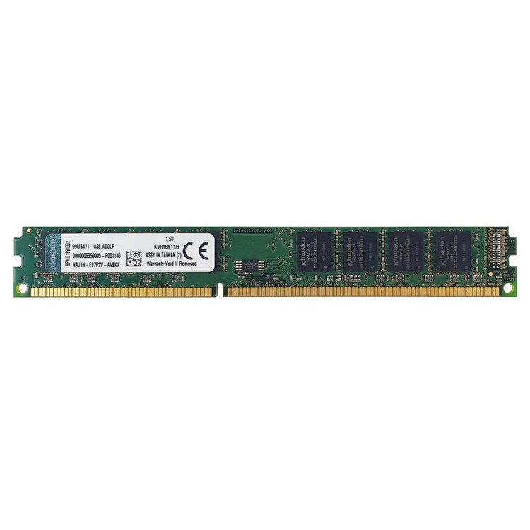 رم دسکتاپ کینگستون مدل KVR1600D3N9/8G ظرفیت 8 گیگابایت DDR3 تک کاناله 1600 مگاهرتز نوع DIMM و تایمینگ CL11