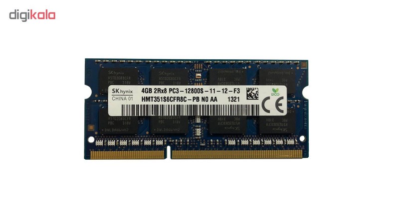 رم لپ تاپ DDR3 تک کاناله ۱۶۰۰ مگاهرتز CL11 اس کی هاینیکس مدل PC3 ظرفیت 4 گیگابایت