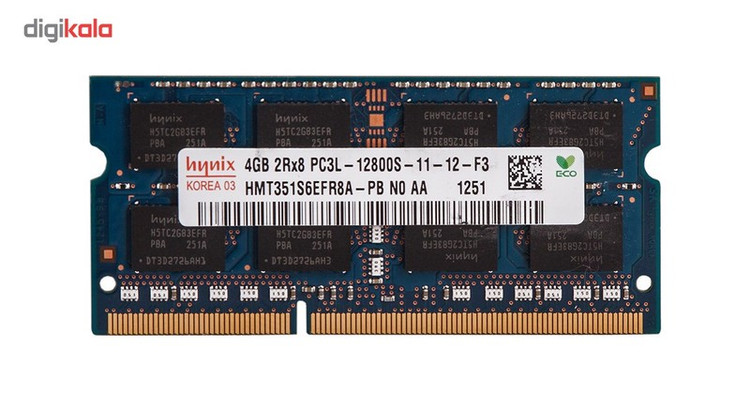 رم لپ تاپ هاینیکس مدل DDR3 12800S MHz ظرفیت 4 گیگابایت